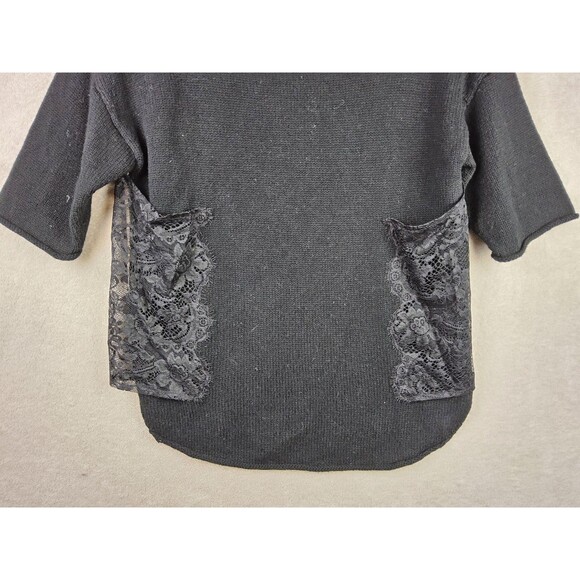 Malene Birger Women's 100% Merino Wool Lace Back Sweater Size XS - Picture 2 of 5